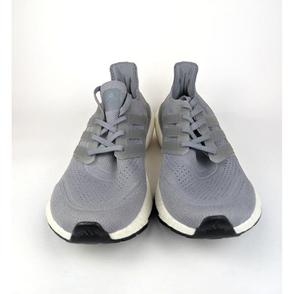 Adidas UltraBoost 21 Grey Running Shoes Sneakers FY0404 Women's Size 8 - Picture 3 of 6